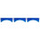 3Pcs Blue Clipper Limiter Comb Holder Organizer for Barbershop Tools 6