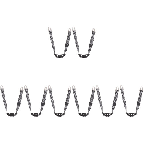 8 Pcs Strap Polyester Absorb Sweat Extend 1