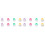 16 Pcs Coat Hangers Hook Towel Multicolor Dish Shape 2