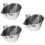 3 Count Grease Separator Jug Strainer Bowl Filter Stainless Steel 6