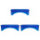 3Pcs Blue Clipper Limiter Comb Holder Organizer for Barbershop Tools 4