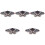 5Pcs Multi Color Simulation Moths Wings for Kids Cosplay Decor 5