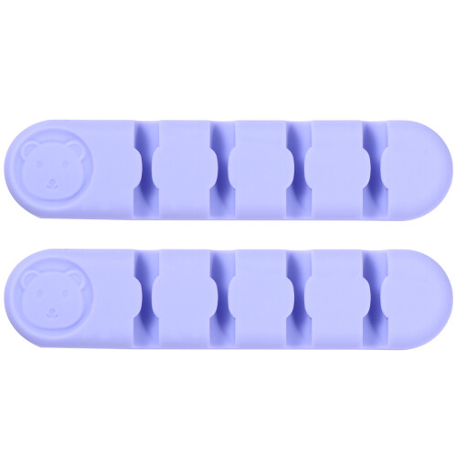 2 Count Self Adhesive Cable Clips Cord Management Holder Desktop