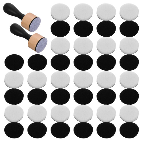 4Pcs Ink Blending Tool Set Wooden Handle Soft Sponge for Scrapbooking 1