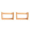 2Pcs Stretchable Desktop Book Shelf Light Brown Rack 8