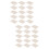 40Pcs Silver Mica Plates Sheets Heat Resistant Oven Insulation Sheets 6