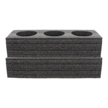 8St Zwarte Multi- Bekerhouder Pearl Cotton Voor Koffie En Thee