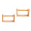 2Pcs Stretchable Desktop Book Shelf Light Brown Rack 10