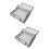 2Pcs Under Bed Storage Case with Handles Grey Multipurpose Clothes Bin 8