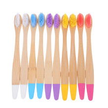 Kids Bamboo Toothbrush Soft Bristles Eco Wooden Handle ChildFriendly Size 10pcs Travel Set