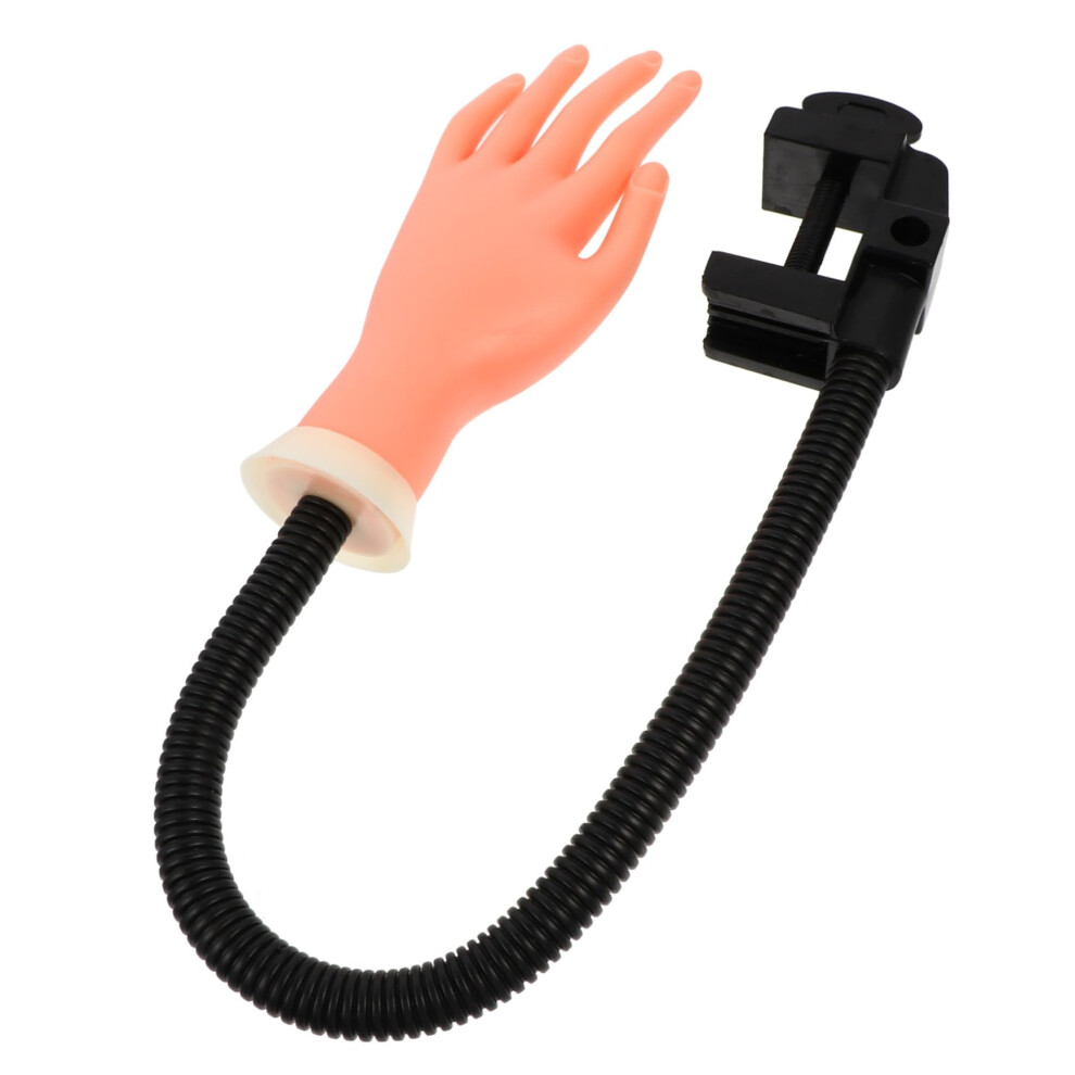 Nail Practice Hand with Flexible Movable Fingers, Realistic Mannequin for Nail Art Training Beginners