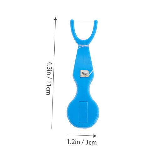 Dental Floss Picks with Replaceable Floss Holder, Ergonomic Grip for Precise Teeth Cleaning 1