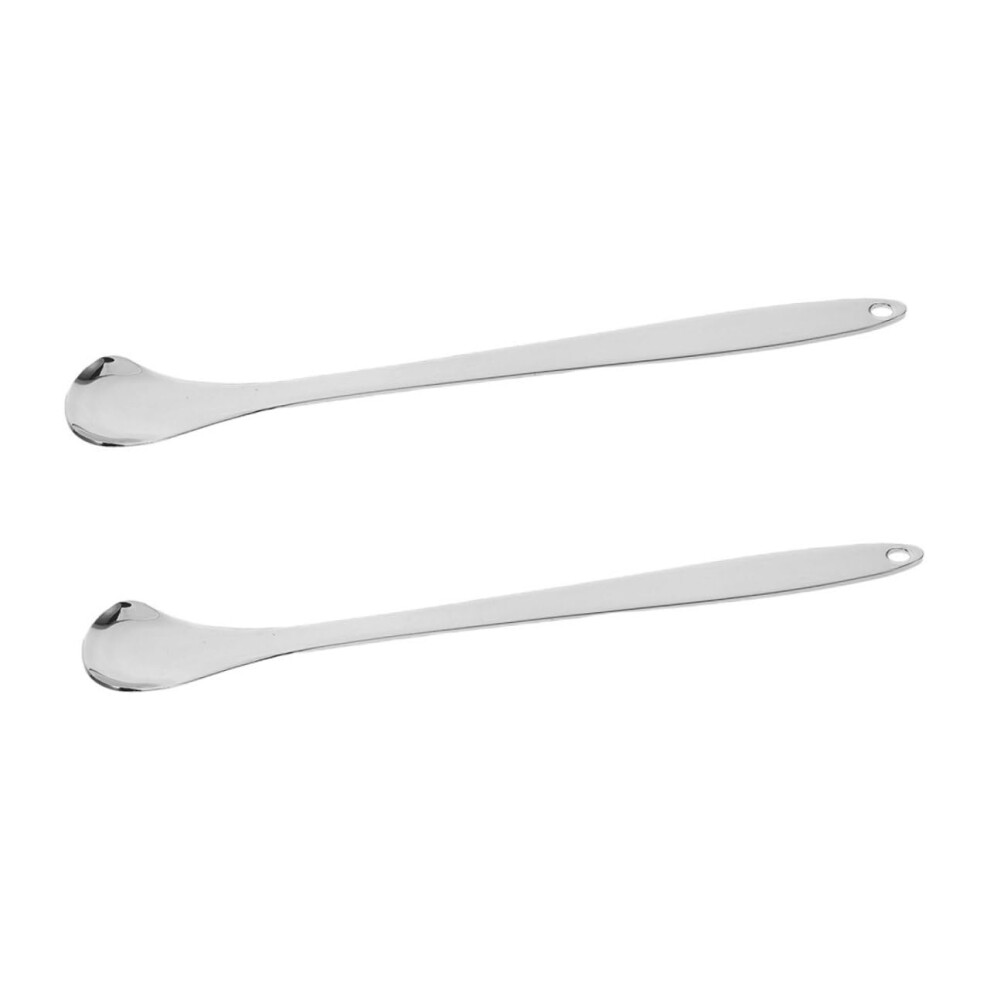 2pcs Stainless Steel Tongue Scraper for Bad Breath Removal and Oral Hygiene TravelFriendly