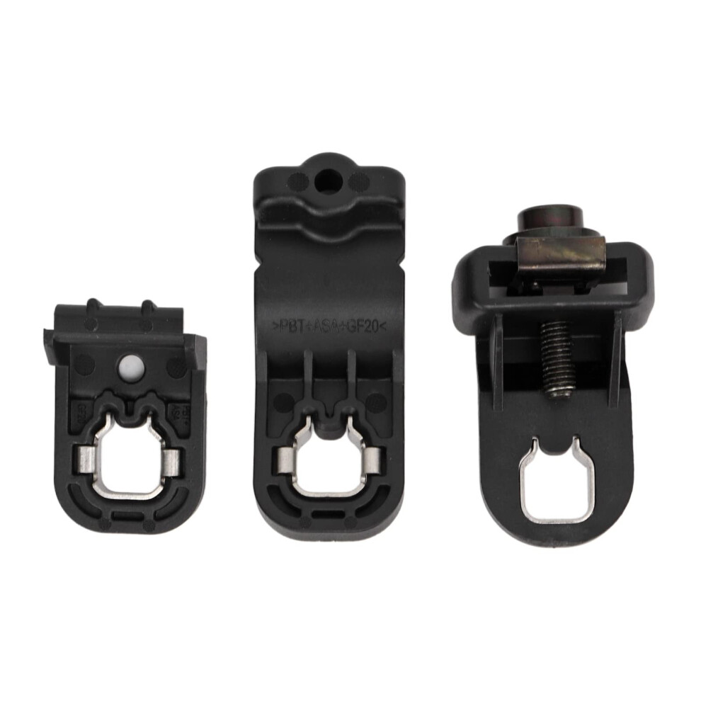 Headlight Tab Kit For Facelift 2013, Abs Mount Bracket, Durable Impact Resistant, 3 Pack Black 9113335597990
