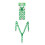 Irish Shamrock Braces Adjustable Suspenders 1