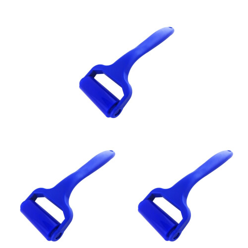3Stk Staubroller Bildschirmreiniger Silikonroller Dunkelblau Effektiv 1