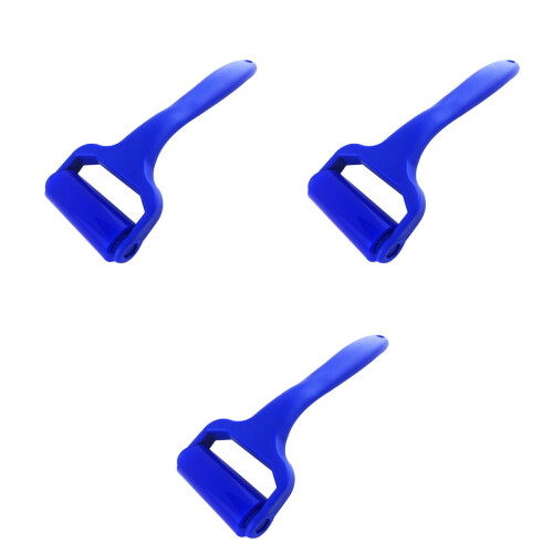 3Stk Staubroller Bildschirmreiniger Silikonroller Dunkelblau Effektiv 2