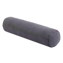 (Grey) Neck Roll Cervical Pillow Neck Pain Relief Memory Foam Neck Pillow Bed Round Neck Sleeping Pillow