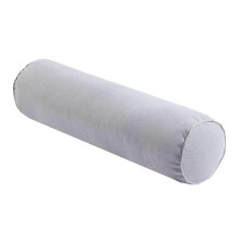 (Light grey) Neck Roll Cervical Pillow Neck Pain Relief Memory Foam Neck Pillow Bed Round Neck Sleeping Pillow
