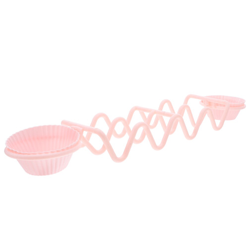 3Pcs Holder Plastic Tray for Oven with Ventilated Taco Slots 1