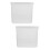 2Pcs Kitchen Bread Storage Containers Transparent Plastic Toast Boxes 9