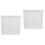 2Pcs Kitchen Bread Storage Containers Transparent Plastic Toast Boxes 6