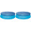 2Pcs Durable Blue Pe Round Pool Cover for Inflatable and Frame Pools 2