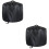 2Sets Durable Round Fire Pit Covers Black Waterproof Outdoor Protector 6