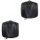 2Sets Durable Round Fire Pit Covers Black Waterproof Outdoor Protector 3