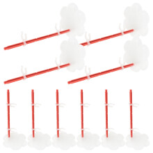 20Pcs Multi-Color Abs+pp Doll Stands Portable Doll Rack for Display