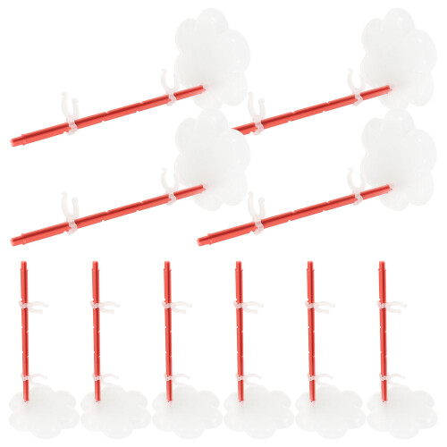 20Pcs Multi-Color Abs+pp Doll Stands Portable Doll Rack for Display