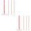 20Pcs Multi-Color Abs+pp Doll Stands Portable Doll Rack for Display 8