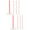 20Pcs Multi-Color Abs+pp Doll Stands Portable Doll Rack for Display 9