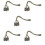 5Pcs Reusable Brown Candle Snuffer Tool for Aromatherapy Candles 9
