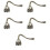 5Pcs Reusable Brown Candle Snuffer Tool for Aromatherapy Candles 8