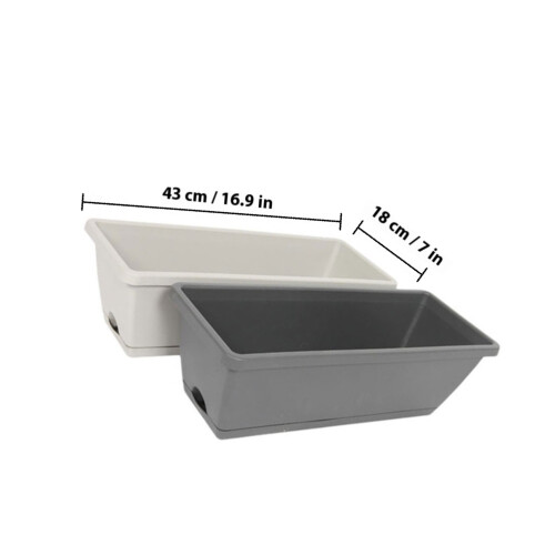 2Stk Stabiler Pflanztopf Für Gemüse Bunt 1