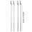 (White) 2 Pack Drapery Pull Wand Replacement Plastic Curtain Opening And Closing Stick With Hook Window Opener Curtain Pull Rod White 3
