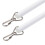 (Transparent color) 2 Pack Drapery Pull Wand Replacement Plastic Curtain Opening And Closing Stick With Hook Window Opener Curtain Pull Rod White 4