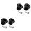 2Sets Roller Skates Bremsset Bremskopf Verstellbar Robust 4