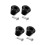 2Sets Roller Skates Bremsset Bremskopf Verstellbar Robust 8