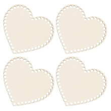 8Pièces Fond Rigide En Bois Beige Pour Accessoires Sac DIY Résistant