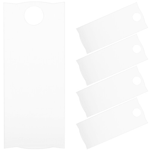 15Pièces Étiquettes Nom Sublimation Transparent Pour