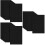 27Pcs Oven Liners Black Oven Mats Non-Stick Reusable Baking Sheets 7