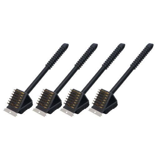 12Pièces Accessoires Bbq À Noir Nettoyage Efficace