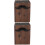 2Pièces Support Ciseaux Salon De Bois Café Capacité 5