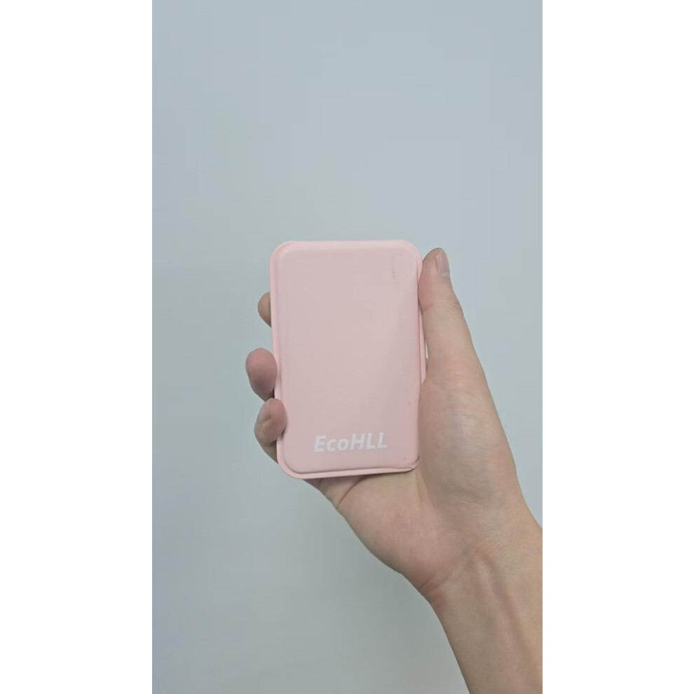 Portable Folding Makeup Mirror with Adjustable Stand and PU Leather Cover for Travel and Home