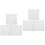 6Pièces Panneaux Mural 3D PVC Décoration Murale Intérieure 6