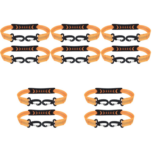 10Pièces Sangles Orange Pour Roller De Ski Durables 2