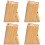 4Pièces Porte-Couteaux Bois Cuisine Élégant Support Polyvalent Marron 6