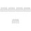 5Pcs White Plastic Storage Drawers Stackable Organizer for Desktop 4